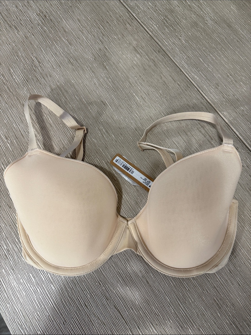 Skims weightless Demi underwire cup bra nude sand 32DD